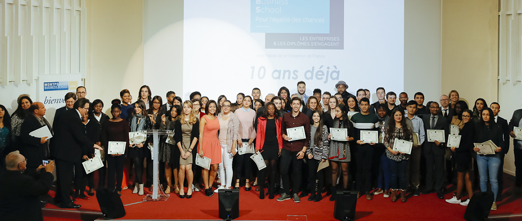 A 10th anniversary synonymous with the reaffirmed ambitions of the Montpellier Business School Foundation for Equal Opportunities