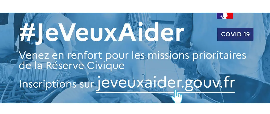Lancement de la plateforme jeveuxaider.gouv.fr – Réserve civique COVID-19