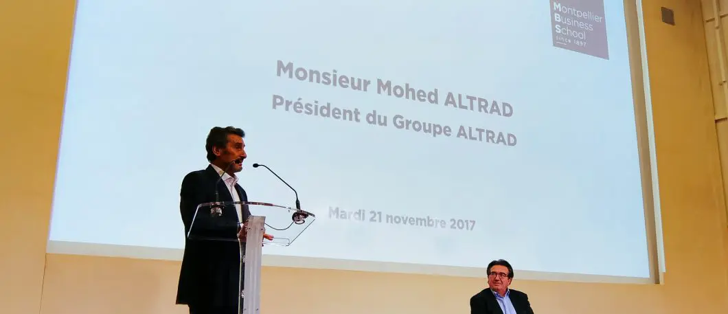 Signature grand partenariat et Conférence Mohed Altrad
